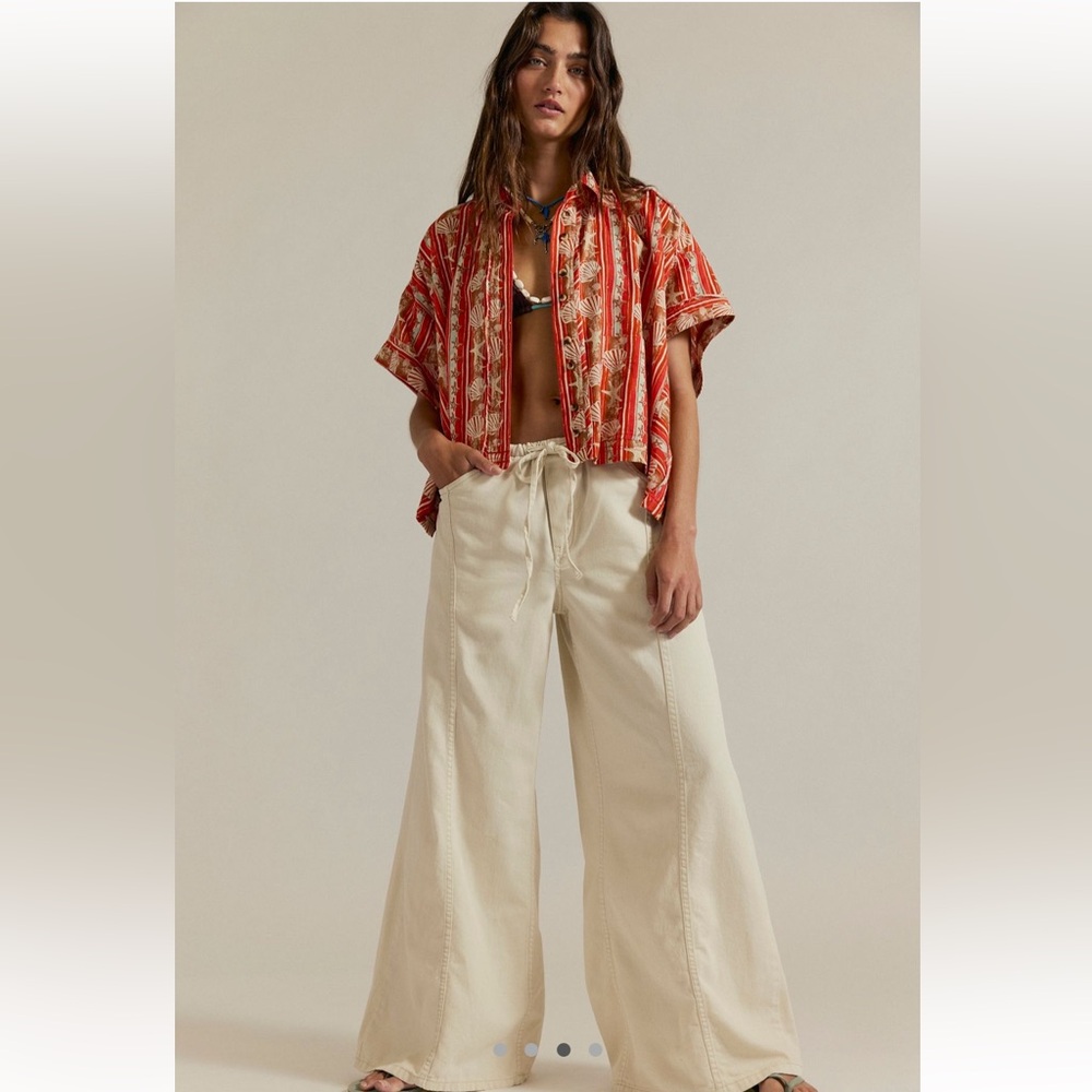 Free People Just Dreaming Printed Top - Picture 2 of 5